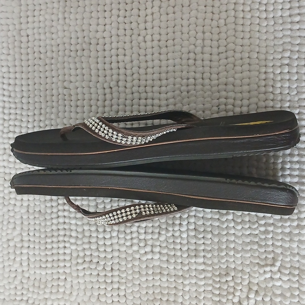 Volatile Rhinestone Flip Flops - Picture 11 of 13